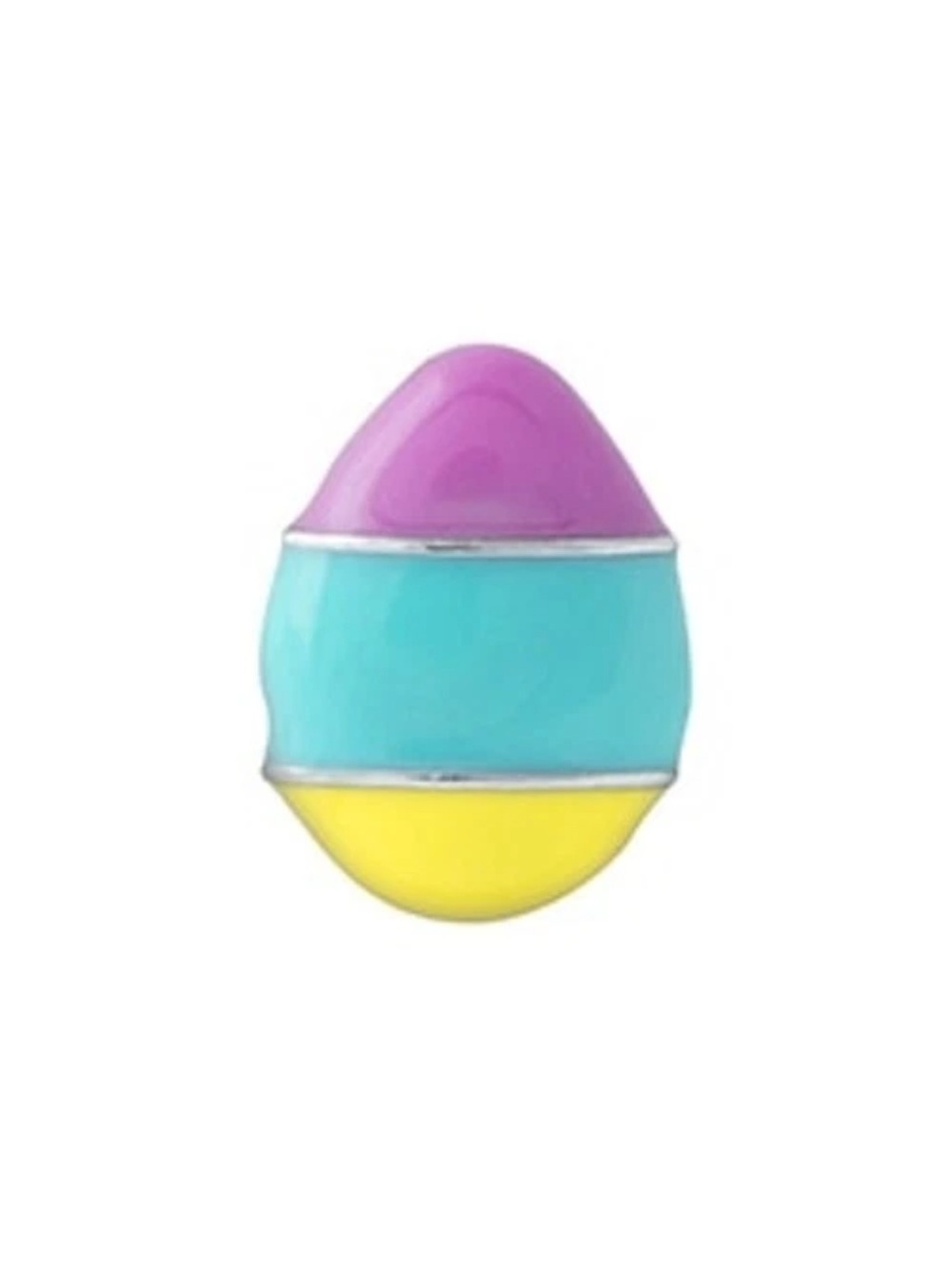 Origami Owl striped Easter egg charm